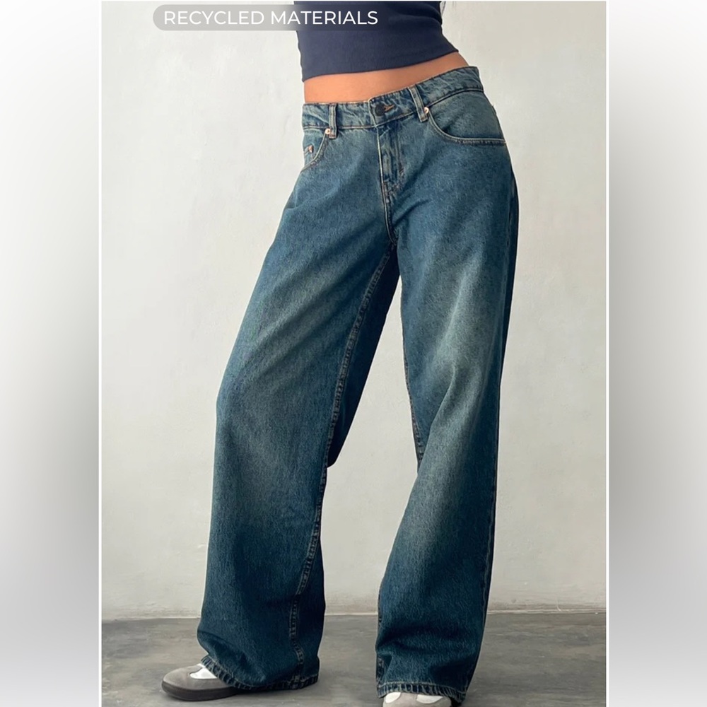 Motel Rocks Relaxed Fit Blue Jeans